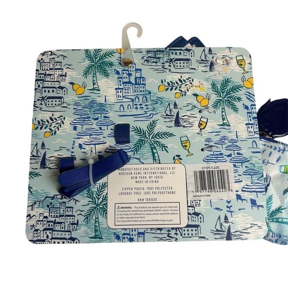 Wandering Moon Amalfi Coast Travel Set: Pouch & 2 Luggage Tags - Picture 3 of 9